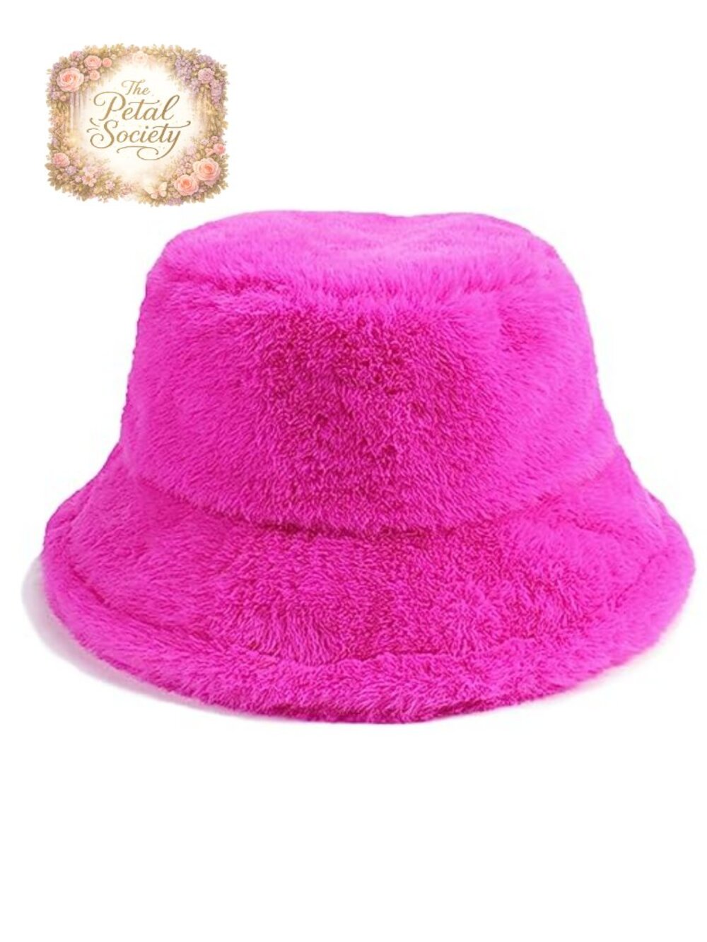 Faux Fur Bucket Hat Fluffy Fuzzy Plush Fisherman Hat for Women Warm Winter